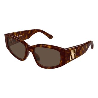 Balenciaga Sunglasses, female, Brown, Size: 56 MM Bb0475S Cat-eye Sunglasses