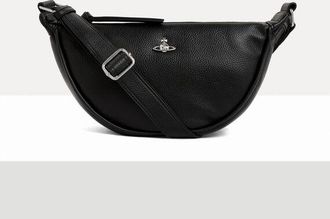 Vivienne Westwood Lacey Crossbody Faux Leather Black