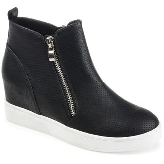 Journee Collection Women & apos;s Pennelope Medium and Wide Width Wedge Sneakers