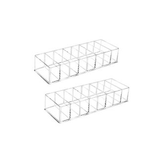 OEM Cajas De Almacenamiento De Maquillaje Transparentes De 24,8 X 8,5 X 4,8 Cm. Organizador De Maquillaje Transparente De Pl&aacute;stico Con Compartimentos