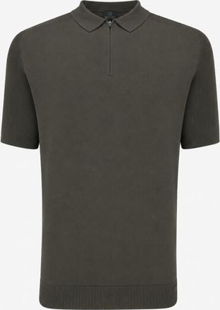 Genti Polo Half Zip | Groen