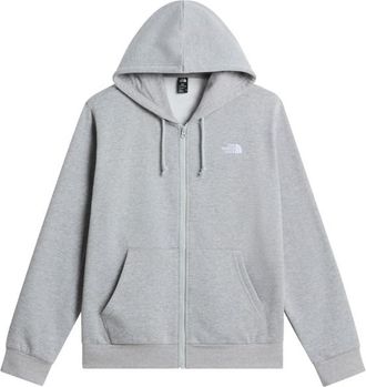 The North Face Evolution Simple Dome Regular Full Zip Hoodie f&uuml;r Herren | grau