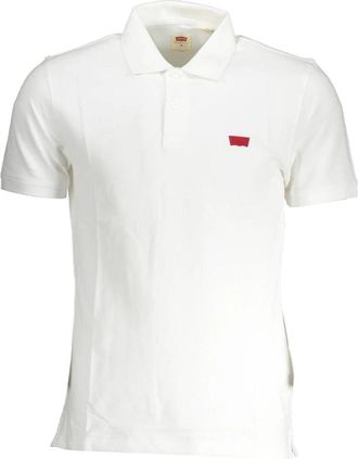 Levi's Slim Short Sleeve Polo - Heren - Polos - Wit - 2XL - Leer - Tops