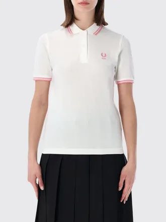 Comme Des Gar&ccedil;ons Polo in cotone con logo ricamato a contrasto