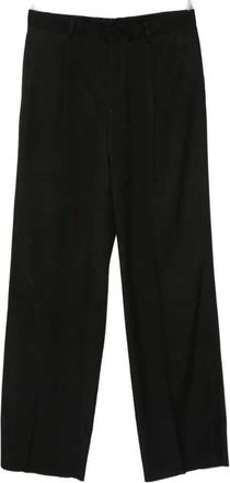 Lardini broek met wijde pijpen en geperste plooien