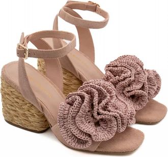 Paloma Barcel&oacute; Womens Teressa Suede Sandals In Beige
