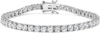 House of Brilliance 14K White Gold 5.00 Cttw Lab Grown Diamond Classic Tennis Bracelet - 7.25 at Nordstrom