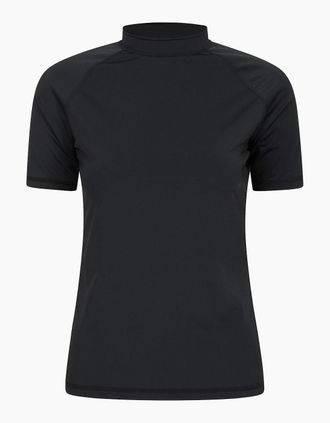 Mountain Warehouse Womens Mountain Warehouse Womens/Ladies UV Protection Rash Guard - Black - Size: 16