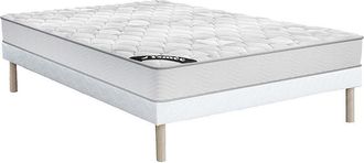 Vente-Unique Conjunto somier + colch&oacute;n de muelles ensacados de 20 cm de grosor SONGE de YSMEE - 140 x 190