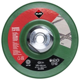 Rubi 32921 50/60 Grit Grueso Disco &Oslash;115 - Ref: 32921