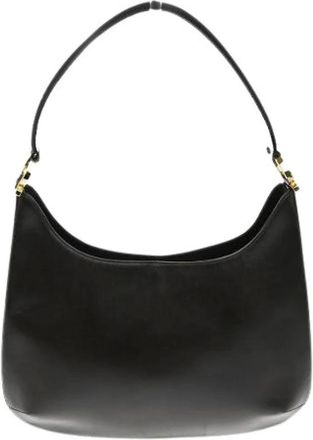 Ferragamo Pre-owned Shoulder Bags, female, Black, Size: ONE SIZE Pre-owned Leather Shoulder Bag