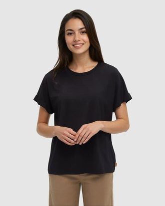 tentree Carey T-Shirt in Meteorite Black at Nordstrom, Size X-Large