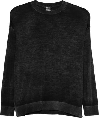 Avant Toi crew-neck top - women - Cashmere/Silk - M - Black