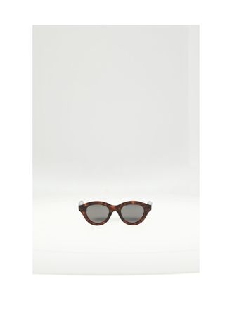 Celine Womens Sunglasses Triomphe Mini Red Havana Acetate