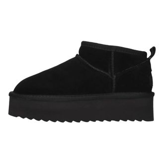 Colors Of California Platform Winter Boot - Dames - Schoenen - Zwart - Maat: 39 EU Wol