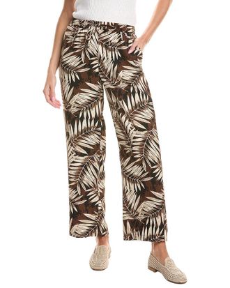 Jones New York Petite Drawstring Wide Leg Pant