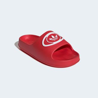 adidas Badesandale ADIDAS ORIGINALS ADILETTE 00S BADESCHLAPPEN, Herren, Gr. 40,5, better scarlet, cloud wei&szlig;, none, Synthetik, Schuhe Badesandale, Badelatsch