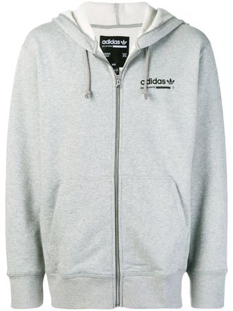 adidas Kaval zipped hoodie - men - Cotton - S - Grey
