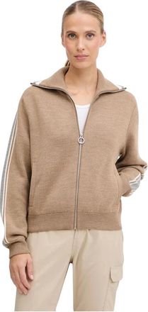 Fusalp Benada Zip-Up Vest - Dames - Sportshirts - Beige - S - Wol - Fitness