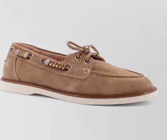 Pinko suede grace loafers