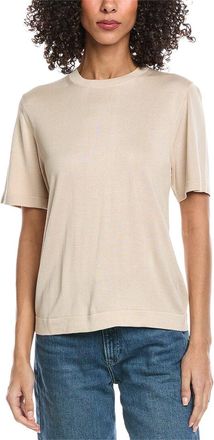 SIMKHAI Bonny Knitted Silk & Cashmere-Blend T-Shirt