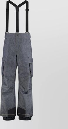 Moncler padded denim ski bib overall