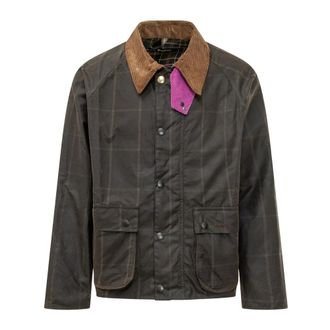 Barbour Chaqueta de cera con estampado de ventana - Jackets - Hombre - Marr&oacute;n - L
