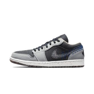 Nike Jordan 1 Low Crater - unisex - Sport - Grijs - Maat: 40 1/2 EU Su&egrave;de