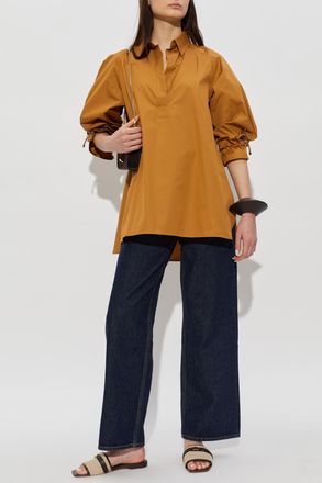 Max Mara Top Adorni, Womens, Brown