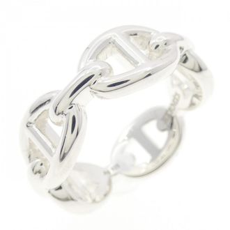 Herm&egrave;s Silver Silver 925 Band Ring (Pre-Owned)