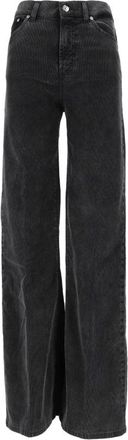 Dondup Amber Wide Jeans - Dames - Loose Fit Jeans - Zwart - W27 - Denim - Jeans