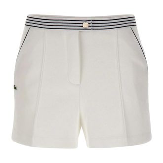 Lacoste Short Shorts, female, White, Size: XS French Made Piqu&eacute; Shorts