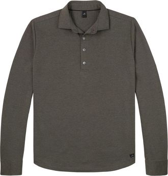Wahts Mens Shirts, Tech Cotton, Tech Piqu&eacute; Polo Shirts, Tech Piqu&eacute; Poloshirt, Tech Polo Shirts Steel Green Melange / S