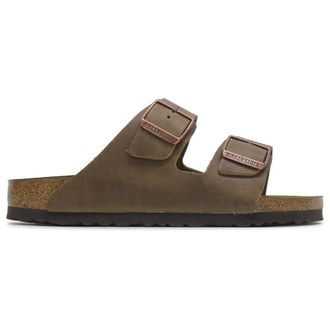 Birkenstock Arizona BS. Waxy Leather Unisex Comfort Sandals - Tobacco Brown - Size:UK 5.5