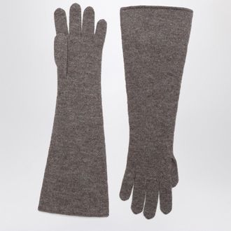 Darkpark Brown Cashmere Gloves