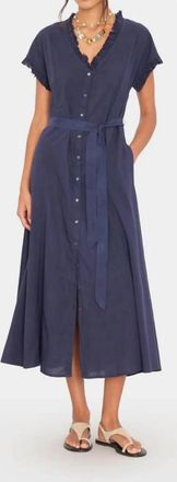 Xirena Dixie Midi Dress In Navy