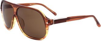 Linda Farrow PHILLIP LIM PL1 C3 Mens Sunglasses Brown Size 64