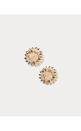 Lilly Pulitzer Lilly Garden Earrings In Gold Metallic