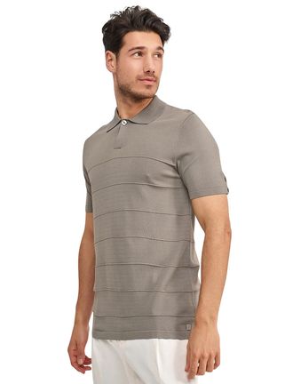 Blue industry Polo korte mouw Blue Industry khaki regular fit