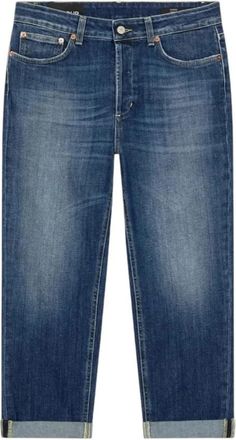 Dondup Koons loose-fit stretch denim jeans - Dames - Cropped Jeans - Blauw - W25 - Denim - Jeans