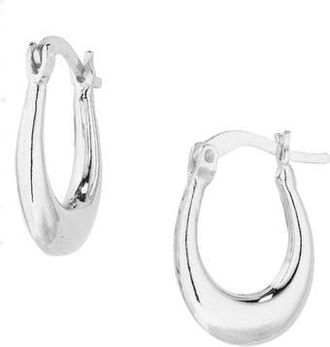 Argento Vivo Graduated Hoop Earrings in Silver at Nordstrom Rack