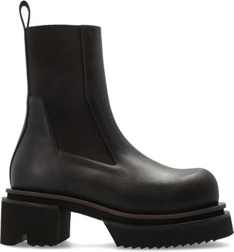 Rick Owens Beatle Bogun Chelsea Boots - Dames - Chelseaboots - Bruin - 35 EU - Leer - Schoenen