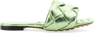 Bottega Veneta Green Slip On Flats
