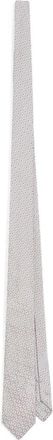 Dolce & Gabbana Micro-design Jacquard Martini Stropdas - unisex - Stropdassen - Grijs - ONE Size - Accessoires