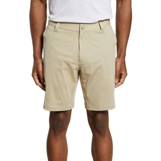 Rhone 9-Inch Commuter Shorts in Khaki at Nordstrom Rack, Size 30