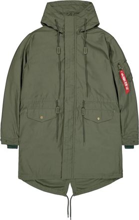 Alpha Industries Studio M-51 Fishtail Backprint (2in 1) Field Jacket - Heren - Parka Jassen - Groen - M - Katoen - Jassen