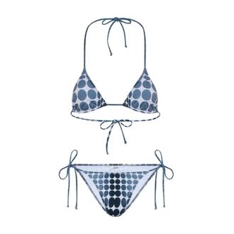Jean Paul Gaultier Bikinis, female, Multicolor, Size: XS Bikini Set Printed Vasarely