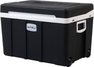 Woltu Woltu Frigo Portatile 50l Mini Frigorifero Minifrigo Per Ufficio Campeggio Auto Nero.classe Di Efficienza Energetica E
