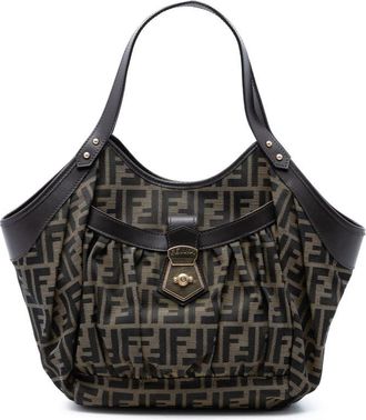 Fendi Pre-owned Fendi Zucca Canvas Chef Tote Ladies NA8YO3EXCGAFHCPF