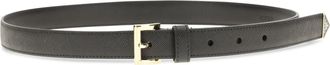 Prada Womens Saffiano Leather Belt Nero Calf Bos Taurus E Braces